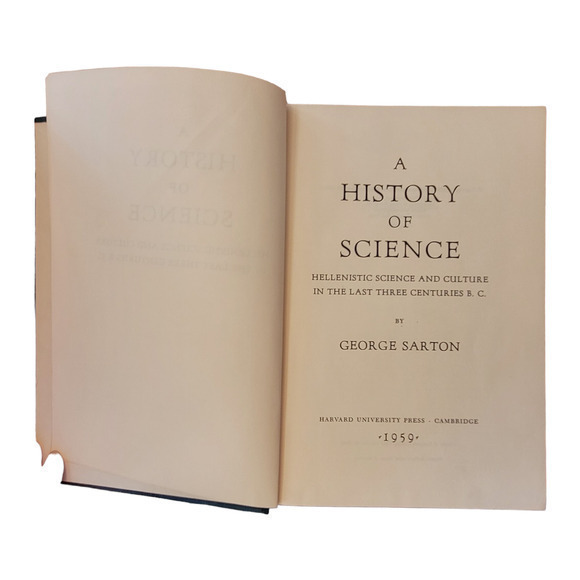 A History of Science George Sarton 1959 Vintage Hardcover Book - Picture 7 of 10